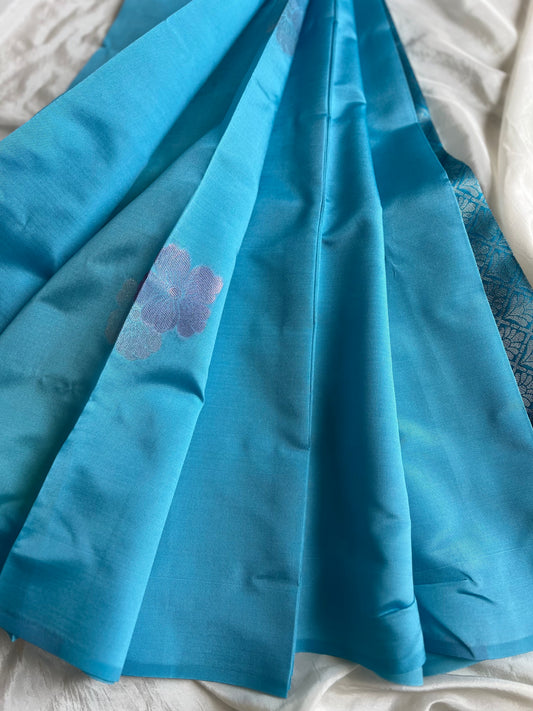 Chellama-Aqua Blue - Kaarmugizh