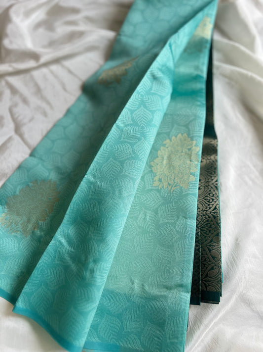 Chellama- Teal green - Kaarmugizh