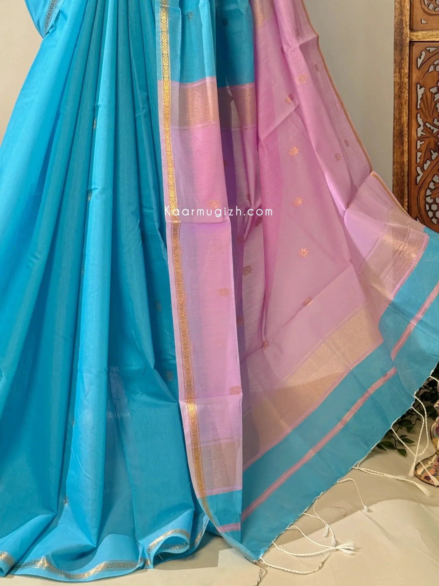 Aahana - Blue - Kaarmugizh