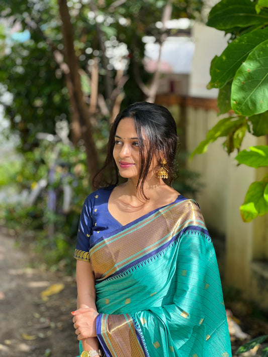 Kalyani - blue - Kaarmugizh