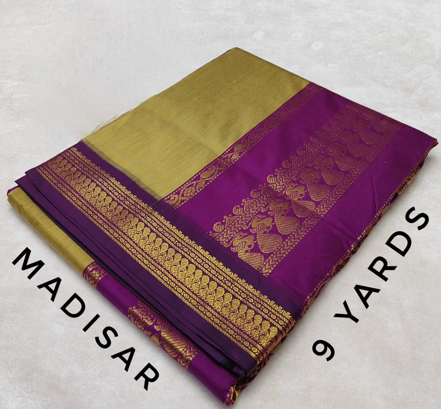 Rudhra | 9-Yard Semi Silk Saree 14 - Kaarmugizh
