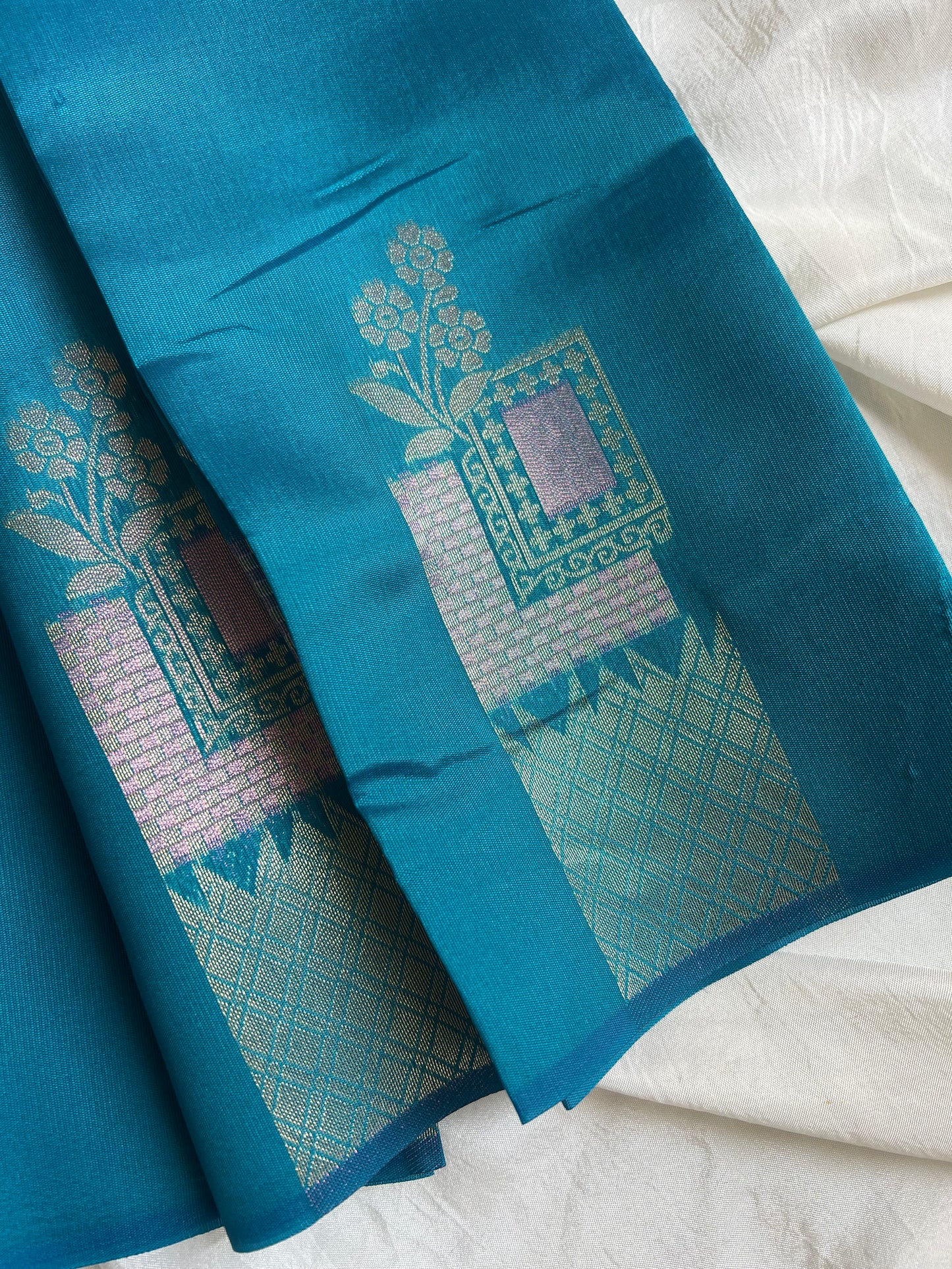 Chellama- peacock blue