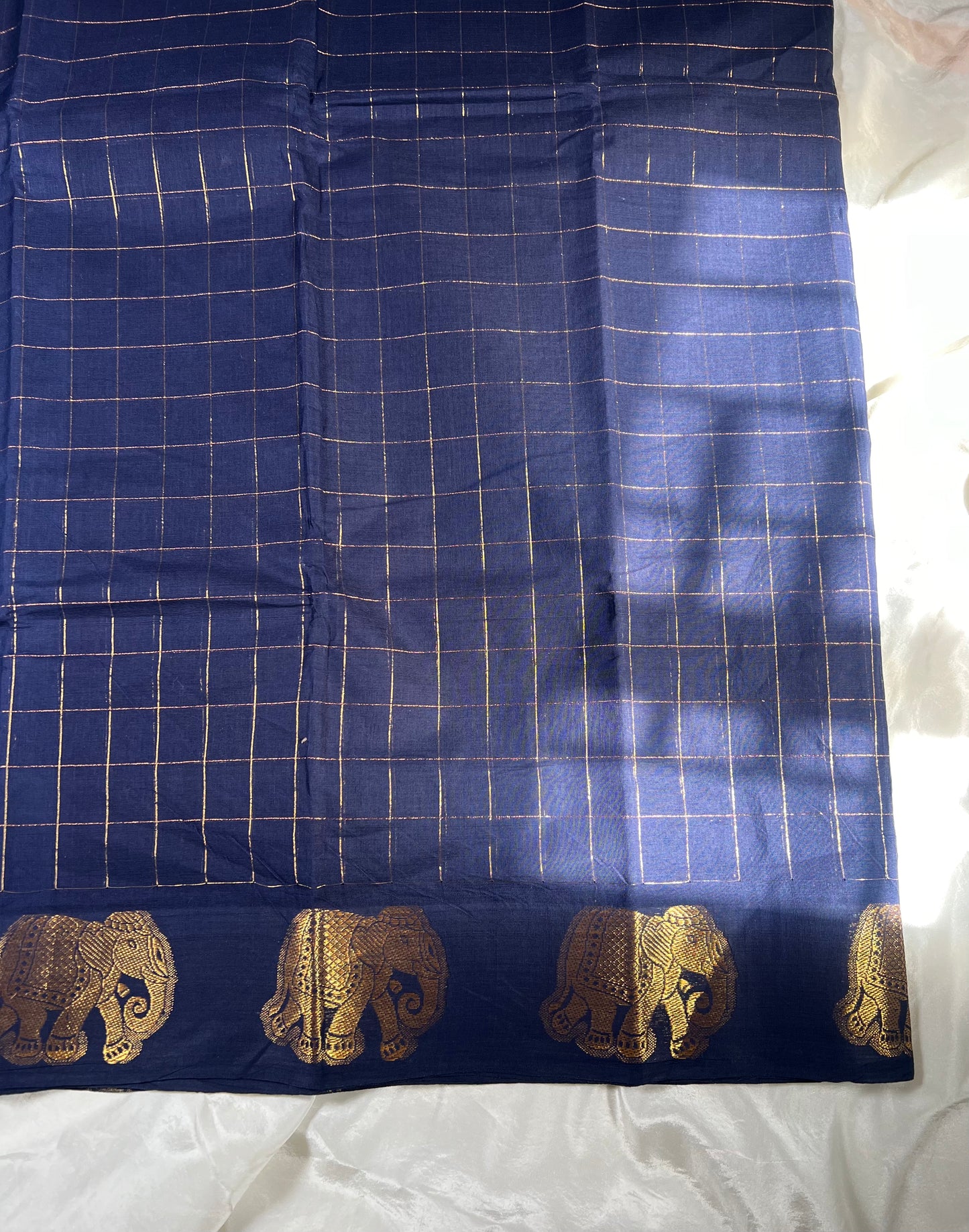 Iraivi checks - Blue
