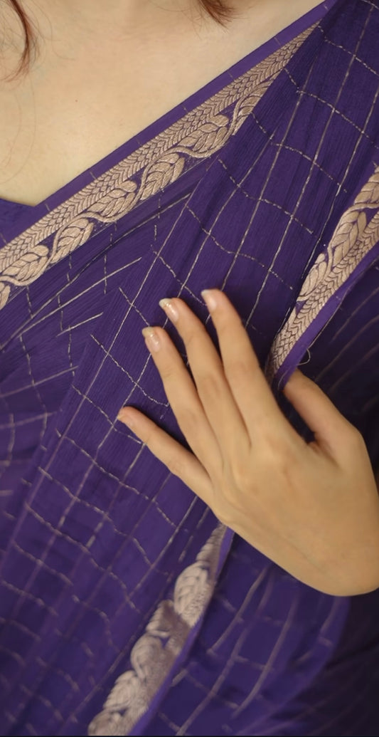 Rukmani - Purple - Kaarmugizh