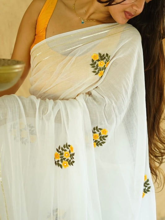 Malligai - White - Kaarmugizh