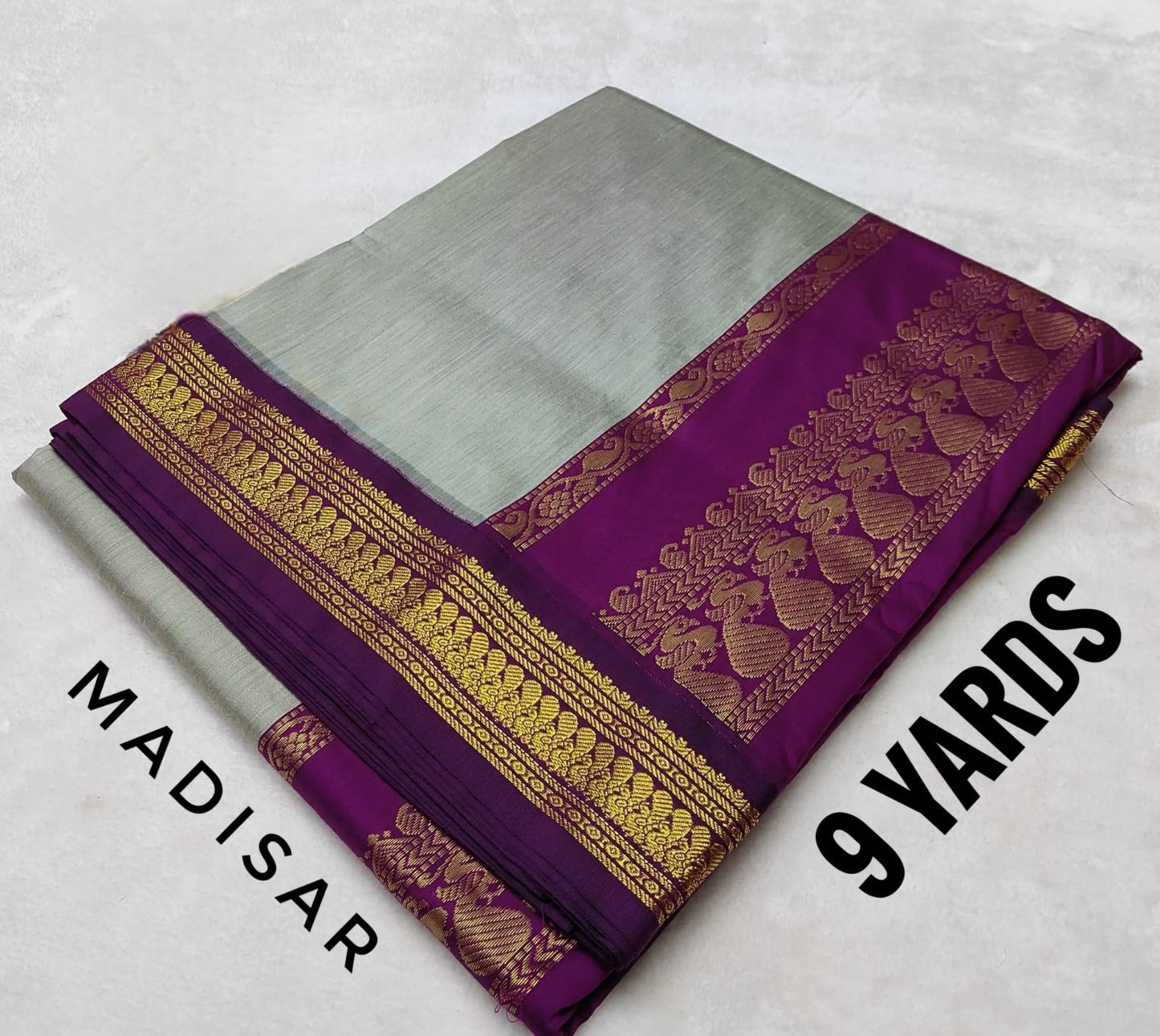 Rudhra | 9-Yard Semi Silk Saree 07 - Kaarmugizh