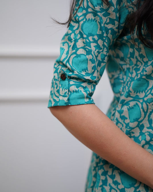 Leela - Blue - Kaarmugizh