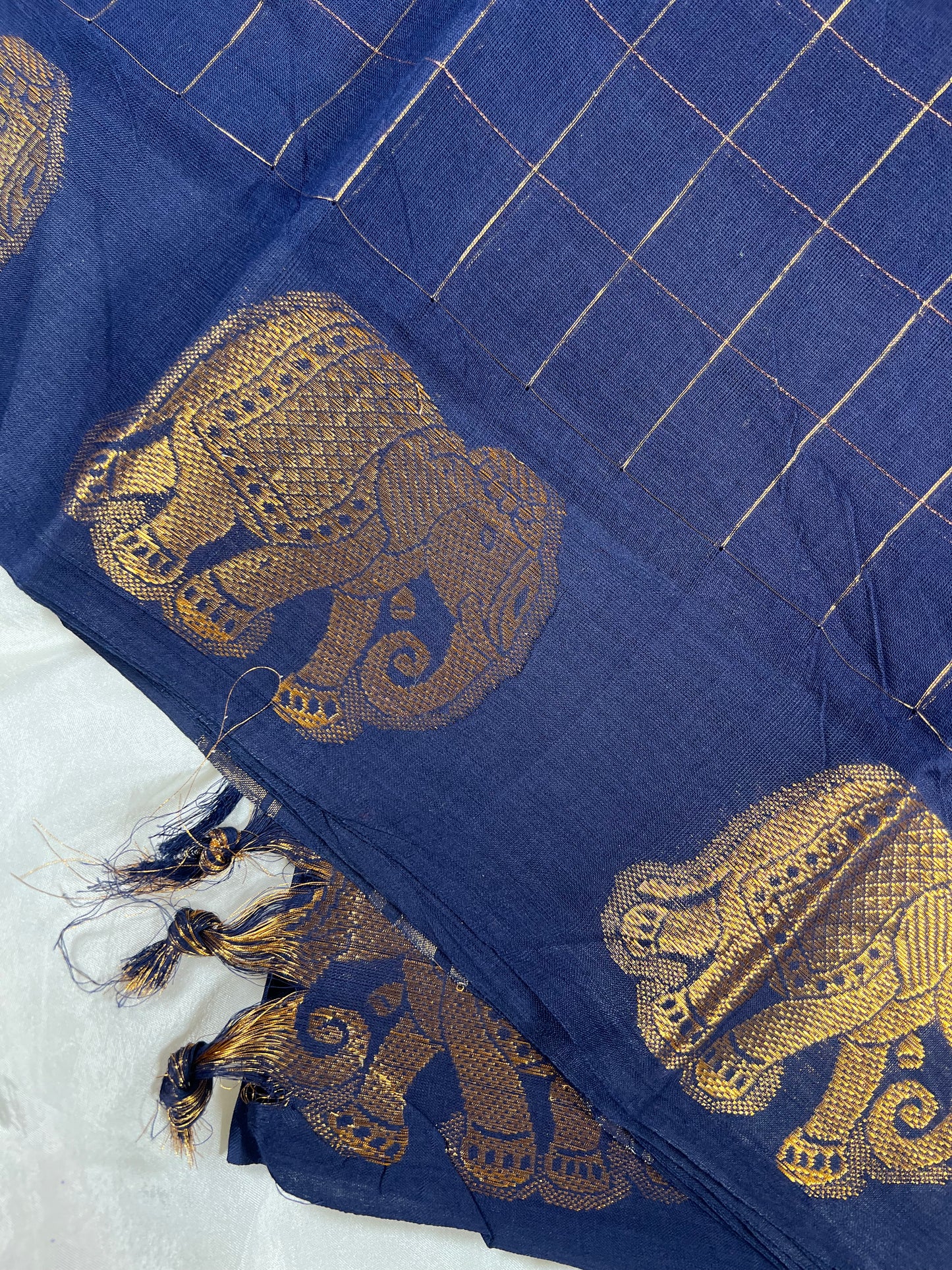 Iraivi checks - Blue