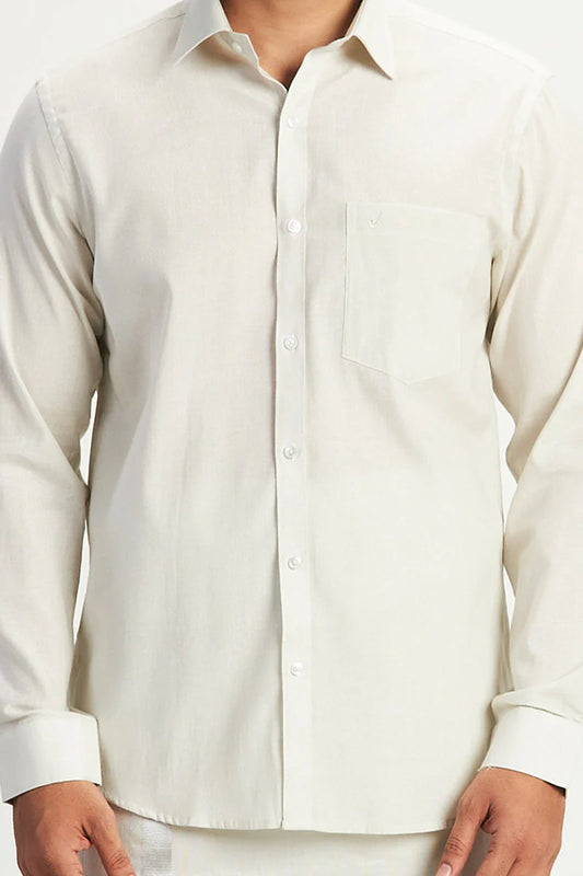 Silver tissue Shirt & Dhoti - Kaarmugizh