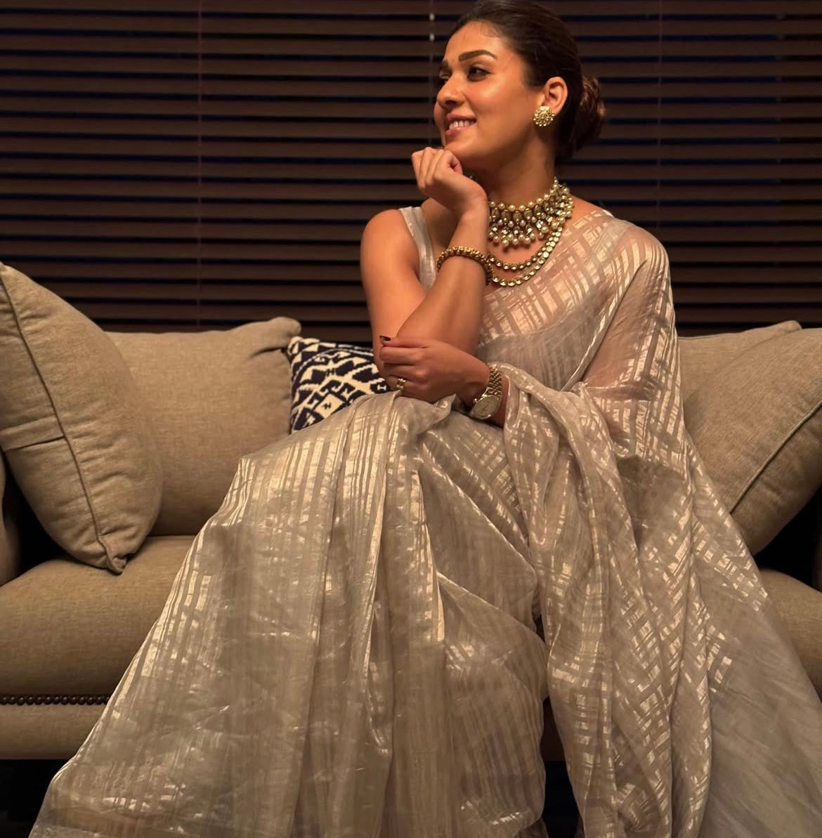 Nayanthara Silver Look