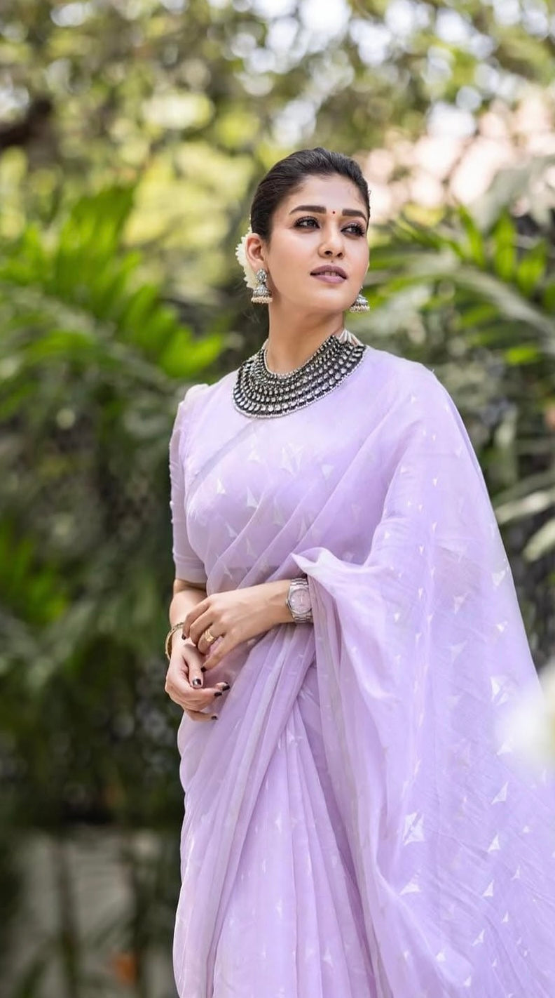 Nayanthara Lilac Look