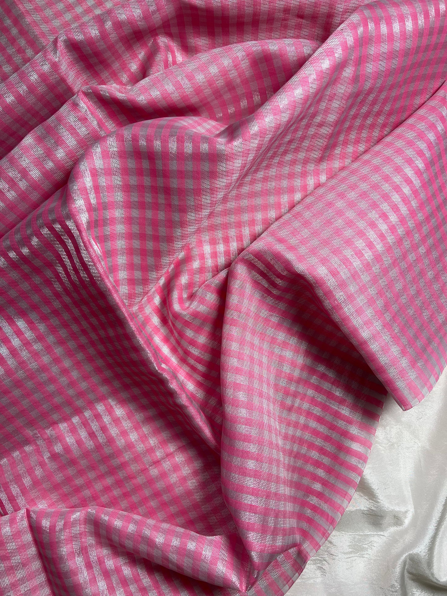 Nayanthara Check - Pastel Pink