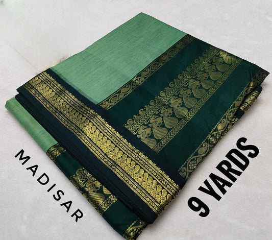 Rudhra | 9-Yard Semi Silk Saree 12 - Kaarmugizh