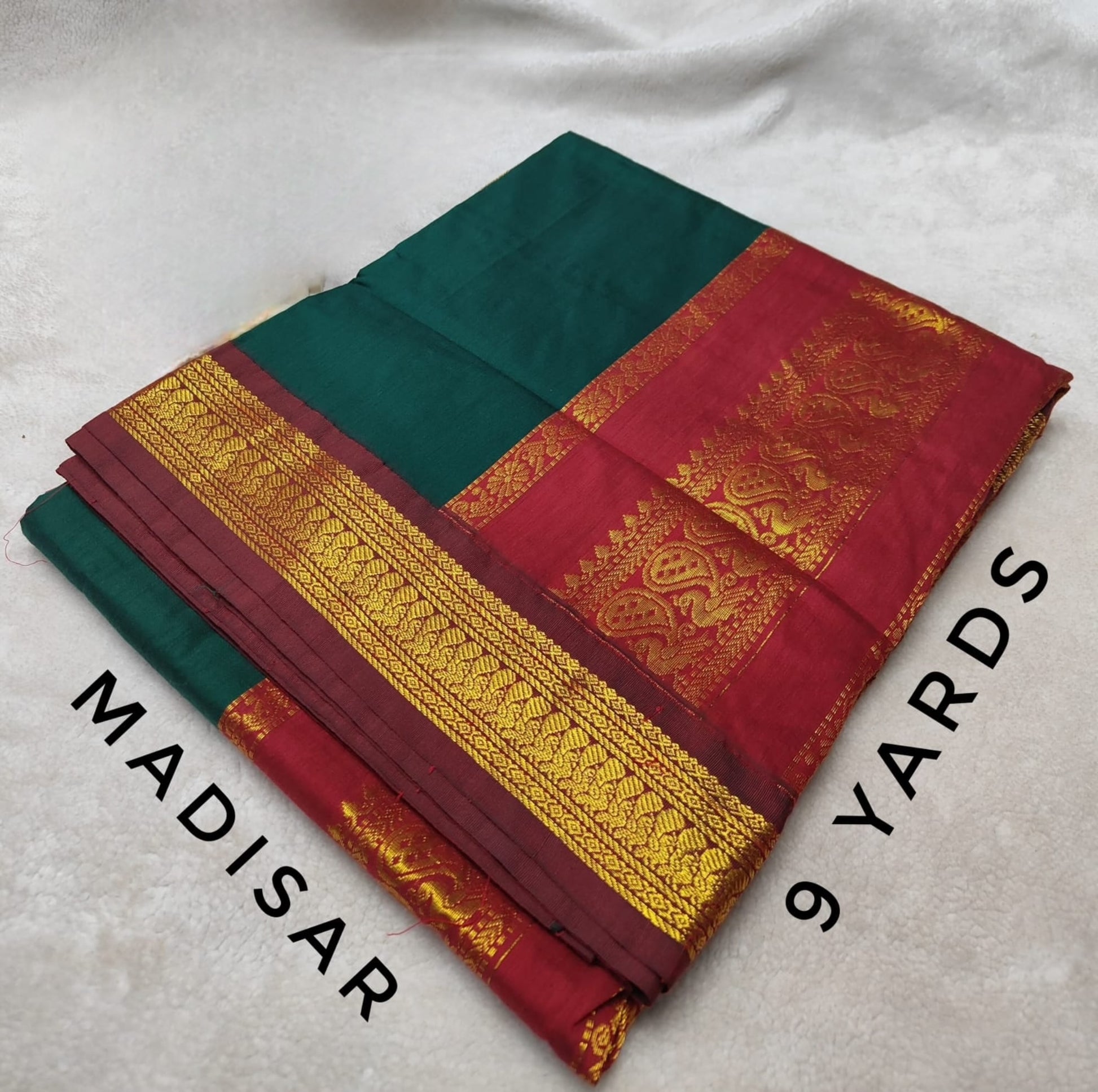 Rudhra | 9-Yard Semi Silk Saree 16 - Kaarmugizh