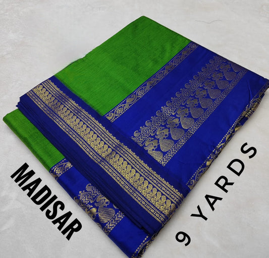 Rudhra | 9-Yard Semi Silk Saree 15 - Kaarmugizh