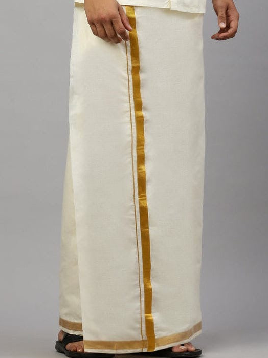 Silk cotton Shirt,Dhoti, Angavastram - Kaarmugizh