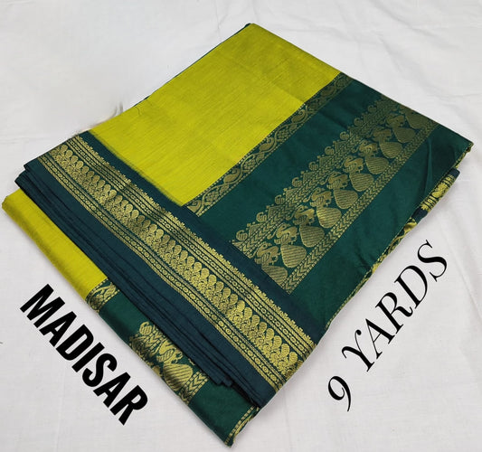 Rudhra | 9-Yard Semi Silk Saree 17 - Kaarmugizh