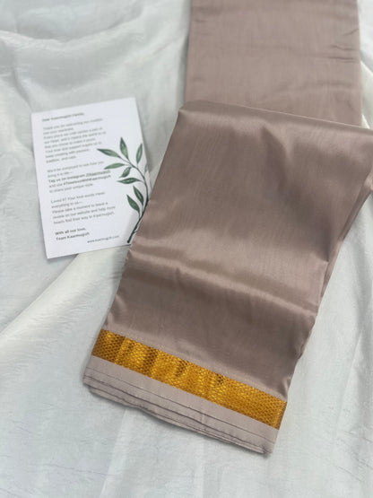 Semi-Silk Veshti (Sand stone)