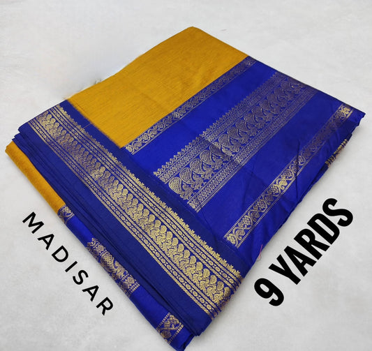 Rudhra | 9-Yard Semi Silk Saree 01 - Kaarmugizh