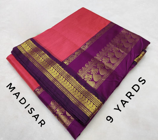 Rudhra | 9-Yard Semi Silk Saree 04 - Kaarmugizh
