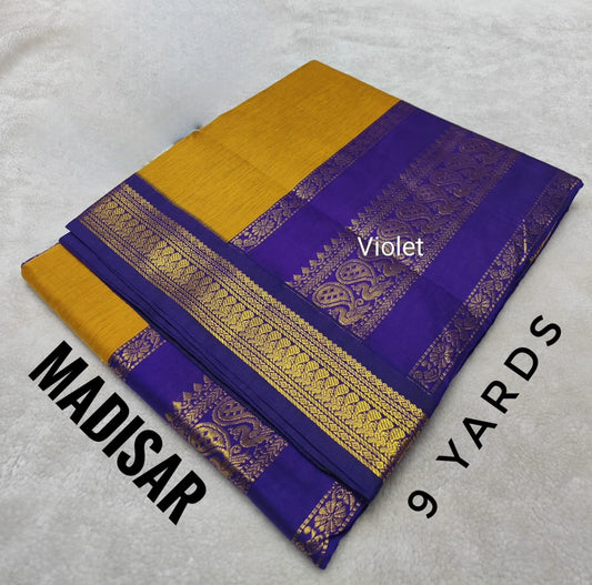 Rudhra | 9-Yard Semi Silk Saree 08 - Kaarmugizh