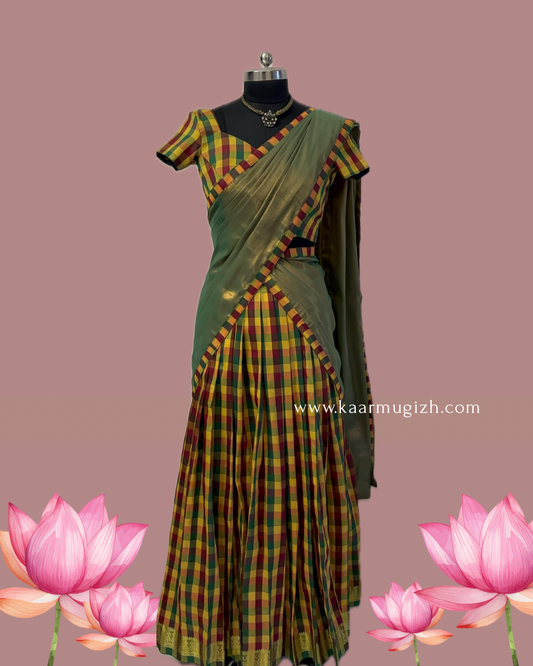 Yazhini - Semi-Silk Halfsaree