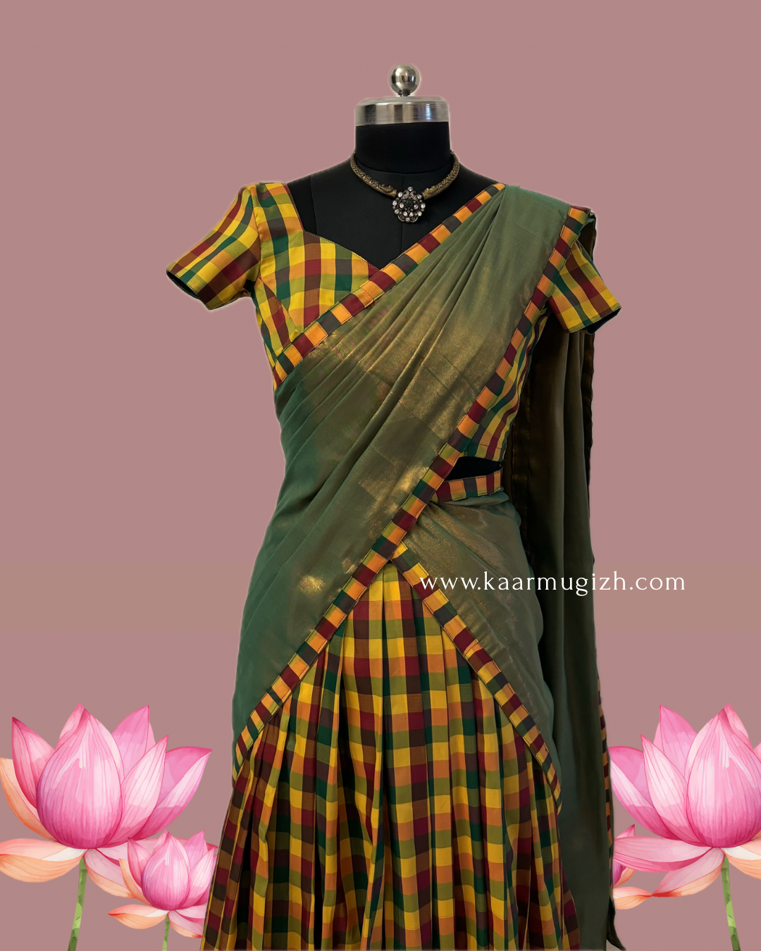 Yazhini - Semi-Silk Halfsaree