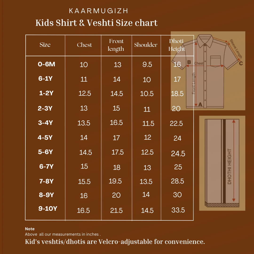 Silver tissue shirt and veshti