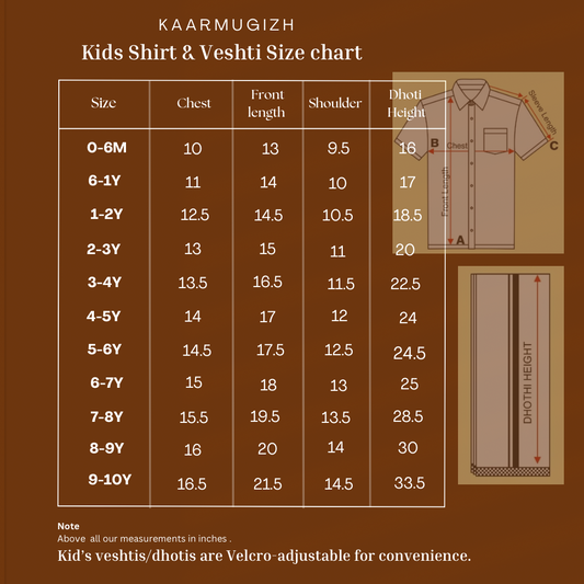 Wine tissue shirt and veshti