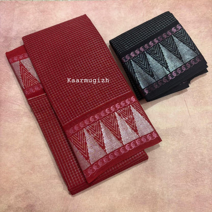 Vannam Checks Series - Purple - Kaarmugizh