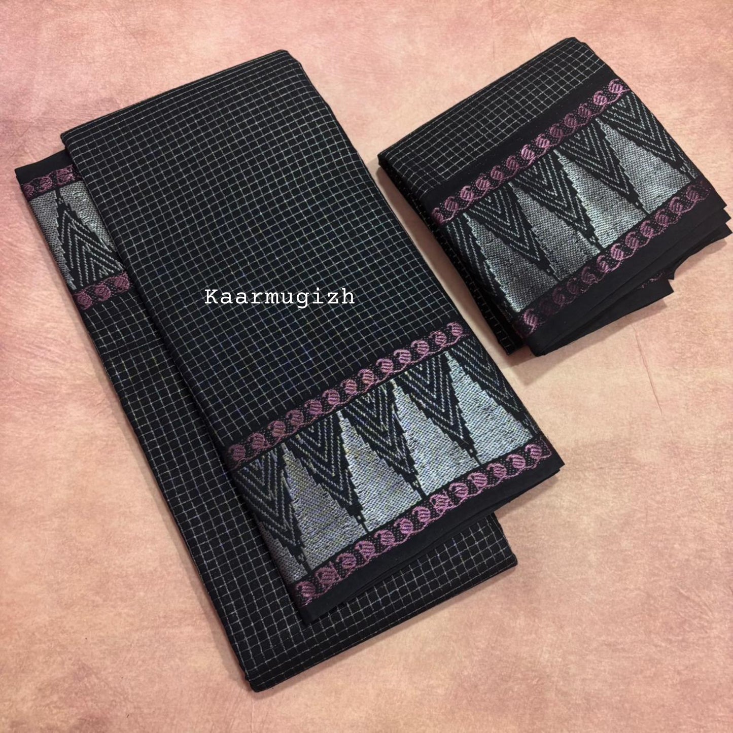 Vannam Checks Series - Purple - Kaarmugizh