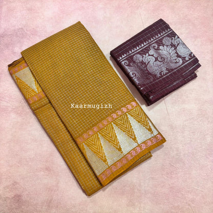 Vannam Checks Series - Purple - Kaarmugizh