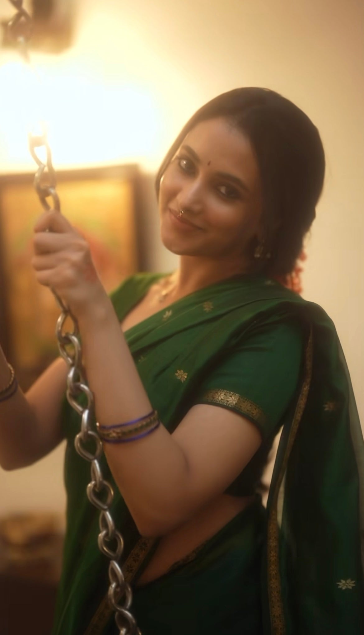Aahana - green - Kaarmugizh