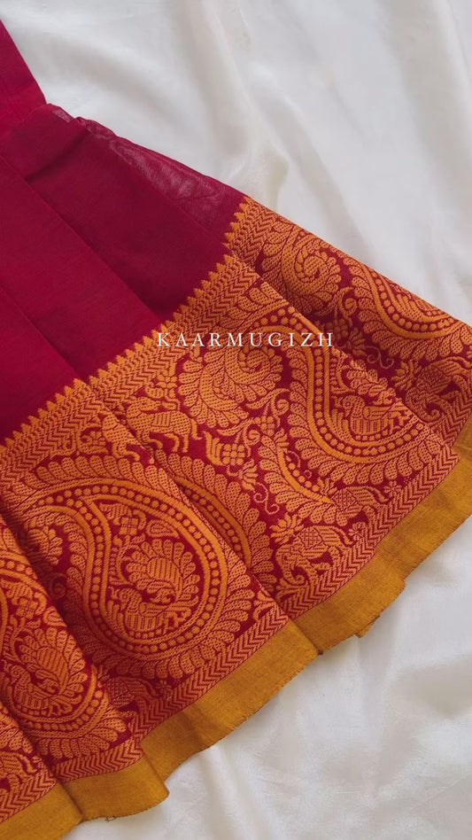 Baby dress maroon