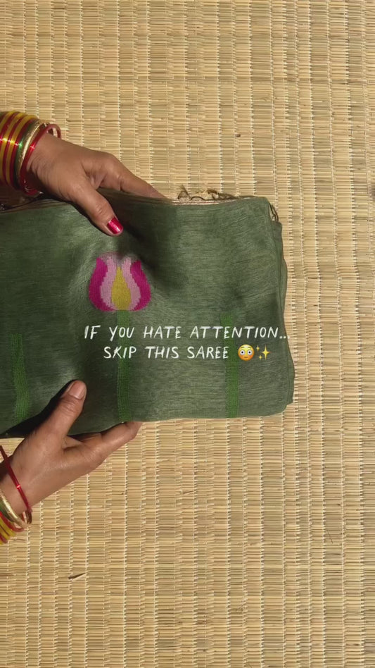 Silk Linen Jamdani