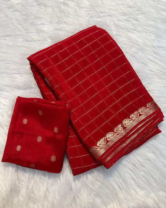 Rukmani - Red - Kaarmugizh