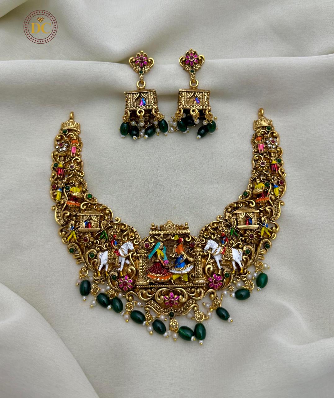 Necklace Bridal Palak Set - Kaarmugizh