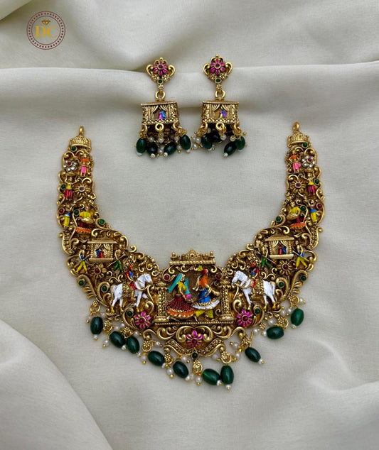 Necklace Bridal Palak Set - Kaarmugizh