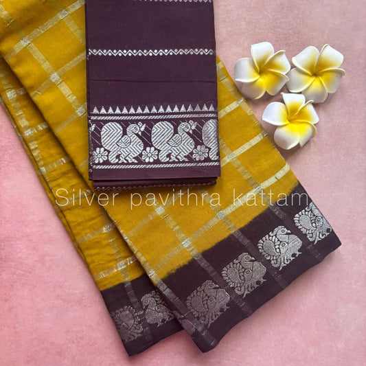 Vannam Checks Silver - 11