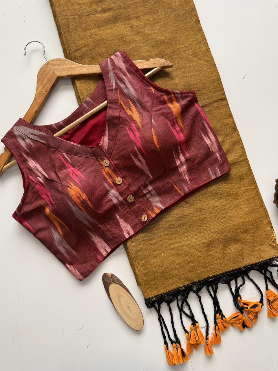 Minimalist - Summer Edit ✨️ Saree with blouse - Kaarmugizh