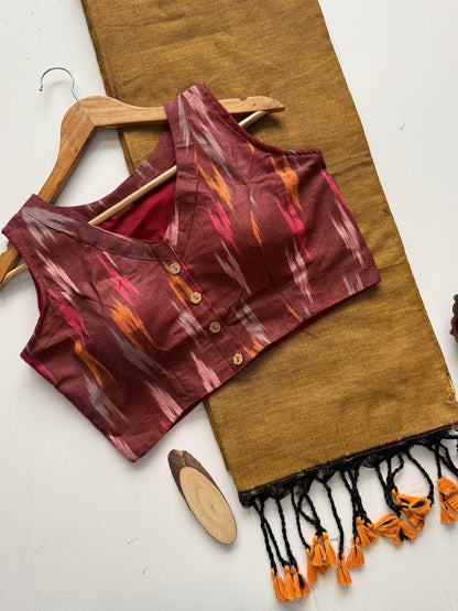 Minimalist - Summer Edit ✨️ Saree with blouse - Kaarmugizh