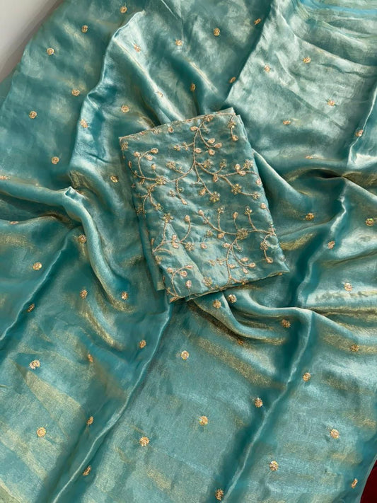 Sarah - Powder Blue - Kaarmugizh